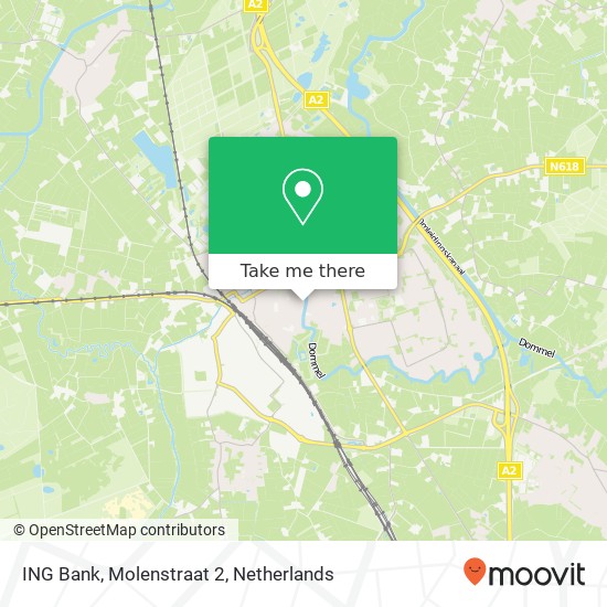 ING Bank, Molenstraat 2 map