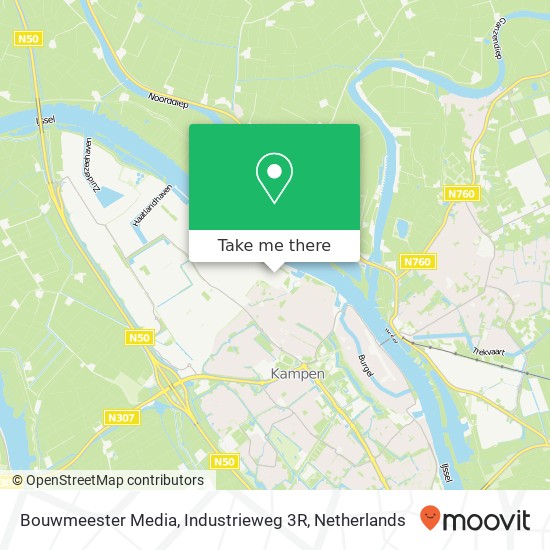 Bouwmeester Media, Industrieweg 3R map