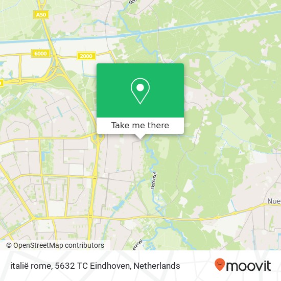 italië rome, 5632 TC Eindhoven map