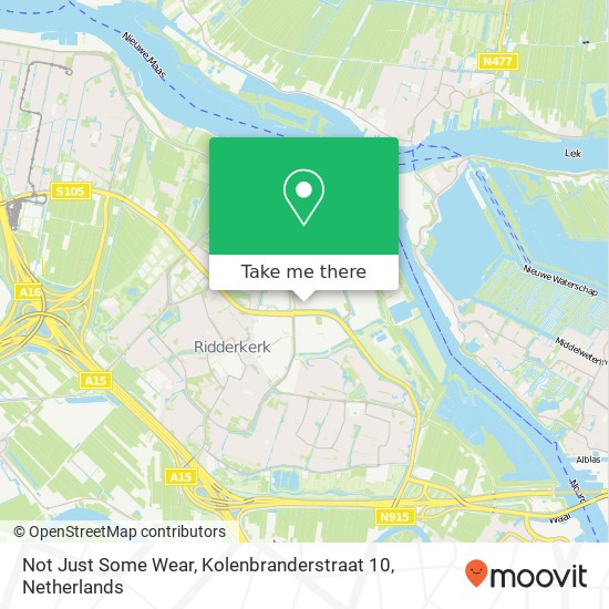 Not Just Some Wear, Kolenbranderstraat 10 map