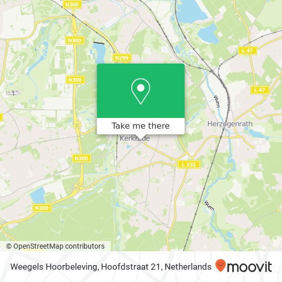 Weegels Hoorbeleving, Hoofdstraat 21 map