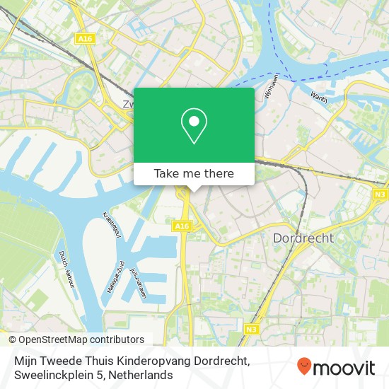 Mijn Tweede Thuis Kinderopvang Dordrecht, Sweelinckplein 5 map