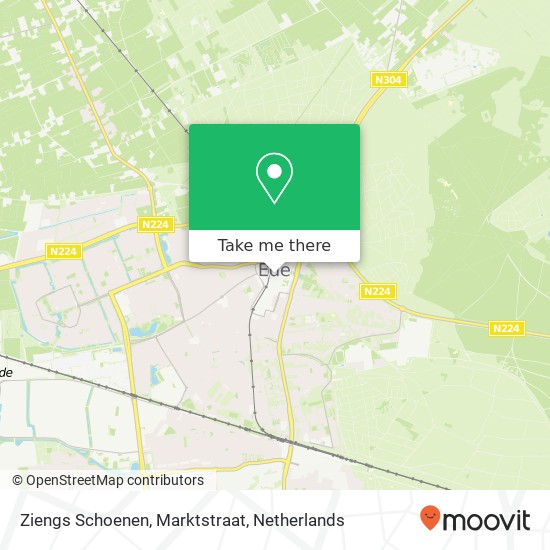 Ziengs Schoenen, Marktstraat map