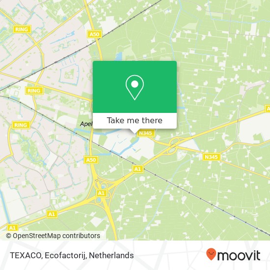 TEXACO, Ecofactorij map