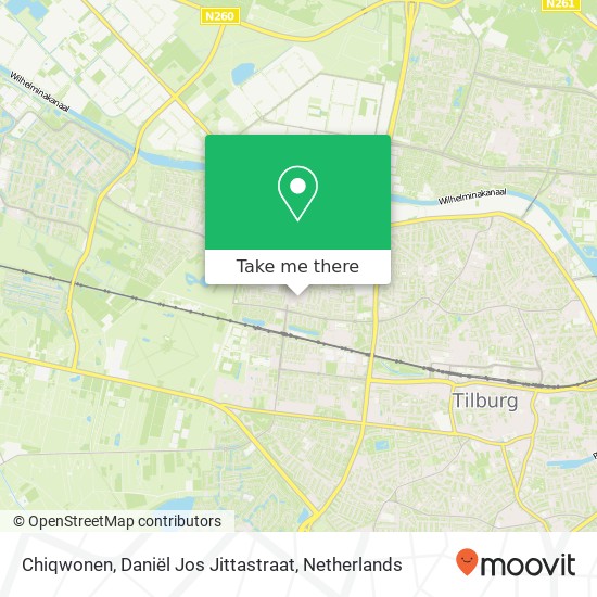 Chiqwonen, Daniël Jos Jittastraat map