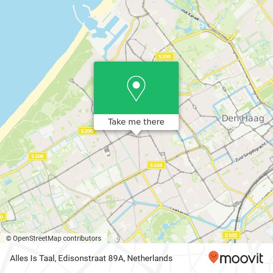 Alles Is Taal, Edisonstraat 89A Karte