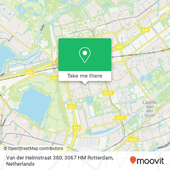 Van der Helmstraat 380, 3067 HM Rotterdam map