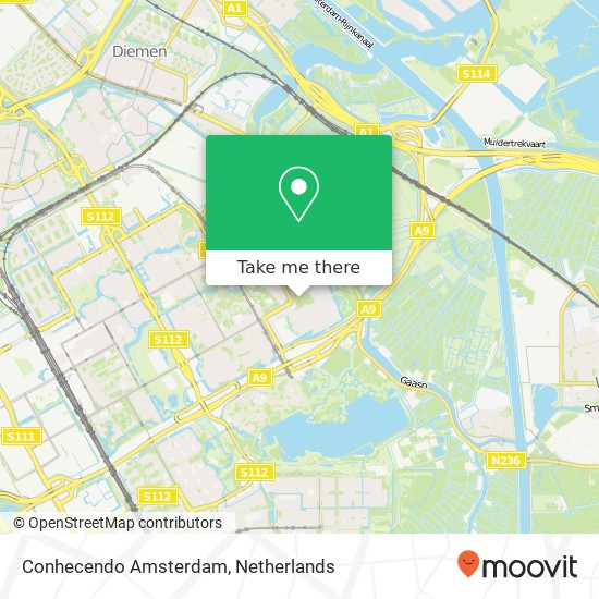 Conhecendo Amsterdam map