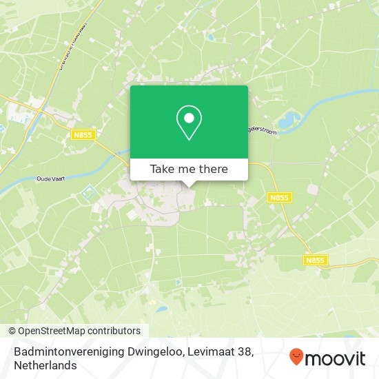 Badmintonvereniging Dwingeloo, Levimaat 38 map