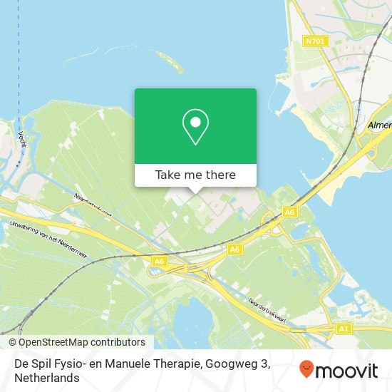 De Spil Fysio- en Manuele Therapie, Googweg 3 map