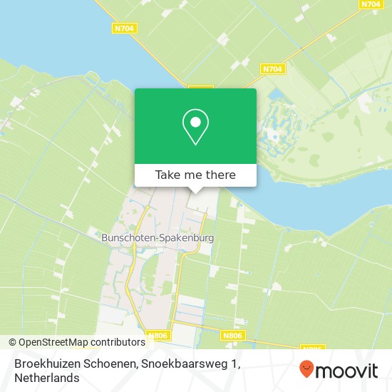 Broekhuizen Schoenen, Snoekbaarsweg 1 Karte