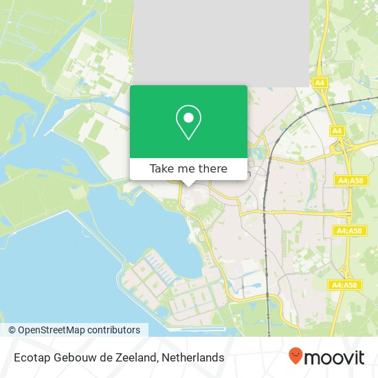 Ecotap Gebouw de Zeeland map