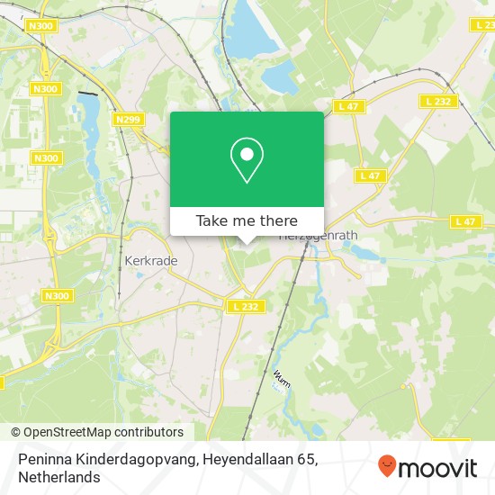 Peninna Kinderdagopvang, Heyendallaan 65 map