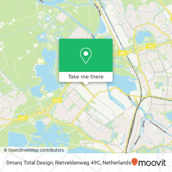 Dmarq Total Design, Rietveldenweg 49C map