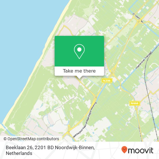 Beeklaan 26, 2201 BD Noordwijk-Binnen map