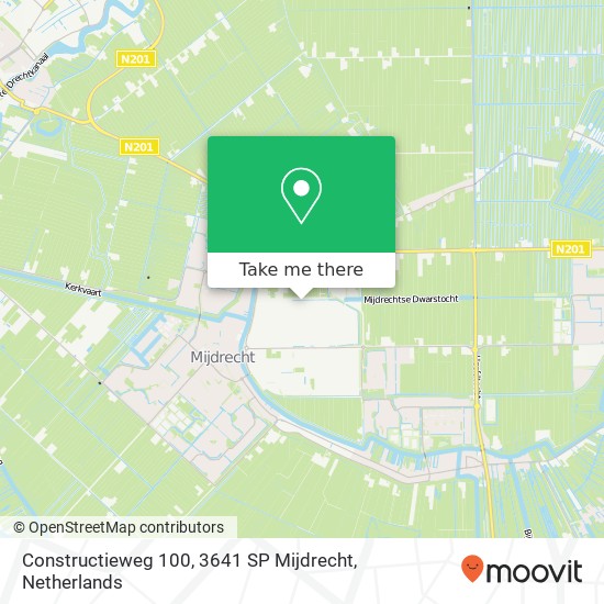 Constructieweg 100, 3641 SP Mijdrecht Karte