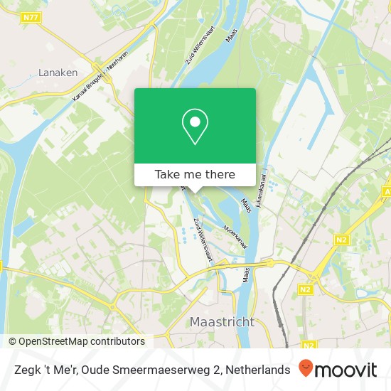 Zegk 't Me'r, Oude Smeermaeserweg 2 map