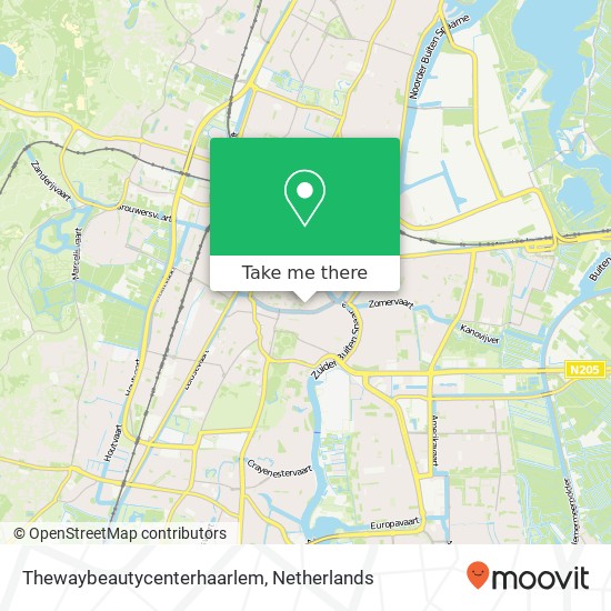 Thewaybeautycenterhaarlem map