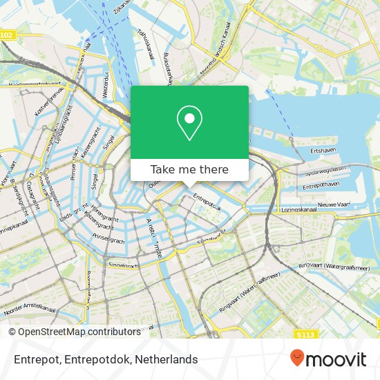 Entrepot, Entrepotdok map