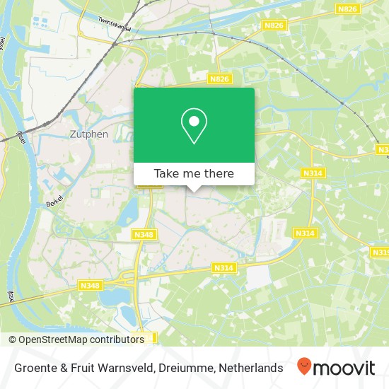 Groente & Fruit Warnsveld, Dreiumme Karte