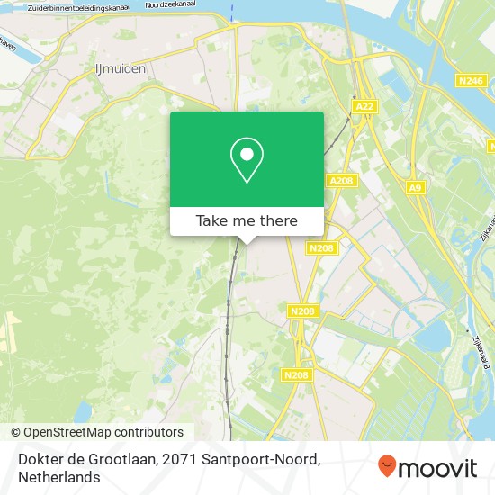 Dokter de Grootlaan, 2071 Santpoort-Noord map