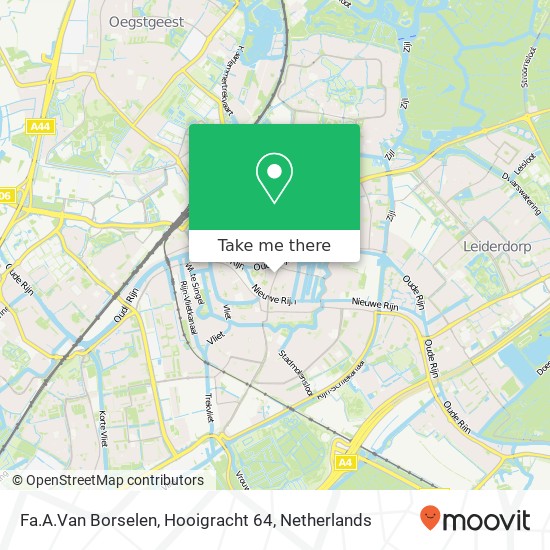 Fa.A.Van Borselen, Hooigracht 64 map