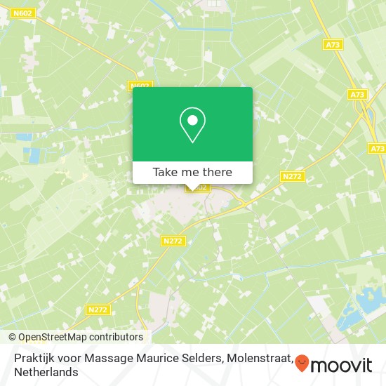 Praktijk voor Massage Maurice Selders, Molenstraat map