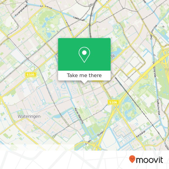 Slotemaker de Bruïnestraat 11, 2285 GE Rijswijk map