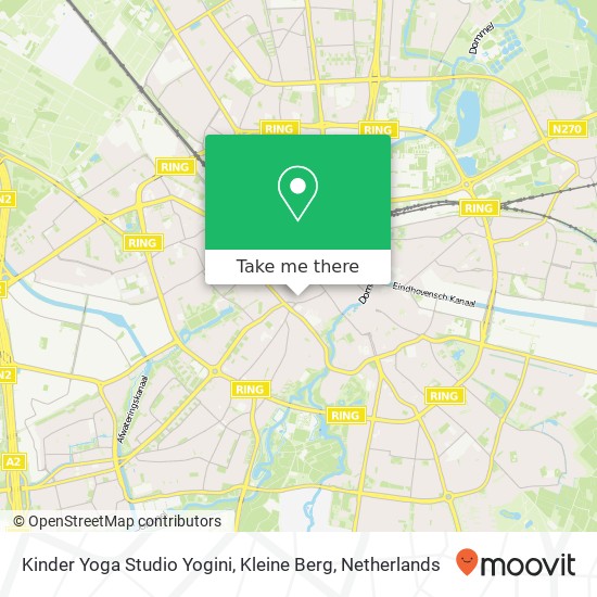 Kinder Yoga Studio Yogini, Kleine Berg map