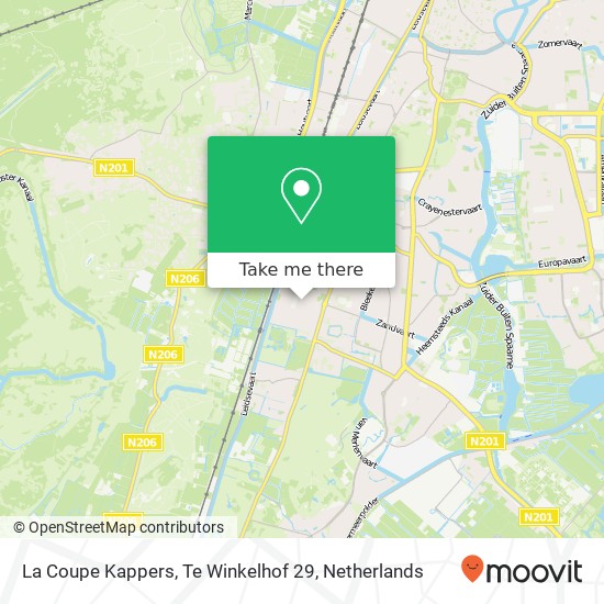 La Coupe Kappers, Te Winkelhof 29 map