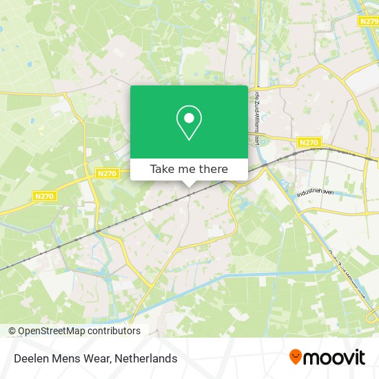 Deelen Mens Wear map