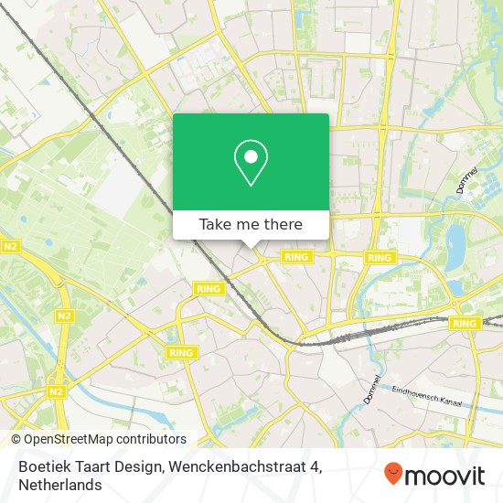 Boetiek Taart Design, Wenckenbachstraat 4 map