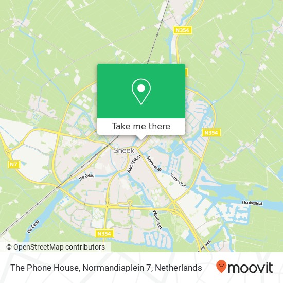 The Phone House, Normandiaplein 7 map