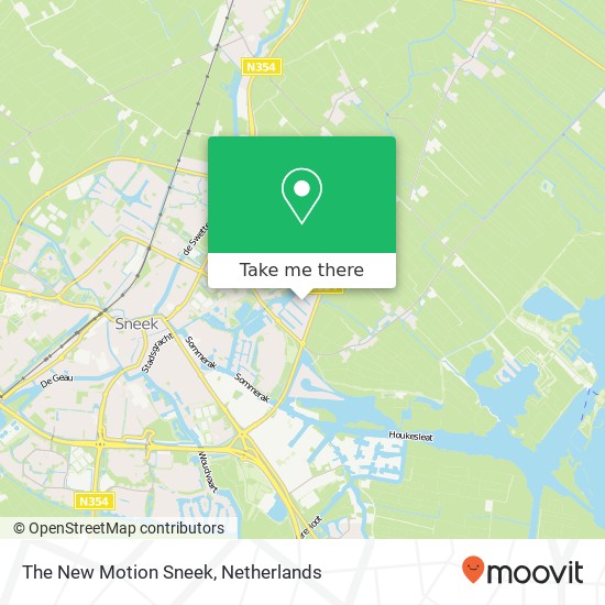 The New Motion Sneek map