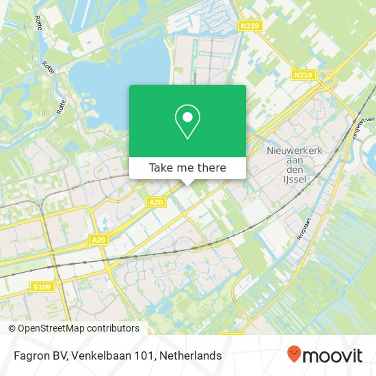 Fagron BV, Venkelbaan 101 map