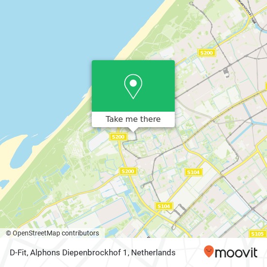 D-Fit, Alphons Diepenbrockhof 1 map