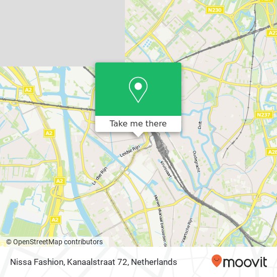 Nissa Fashion, Kanaalstraat 72 map