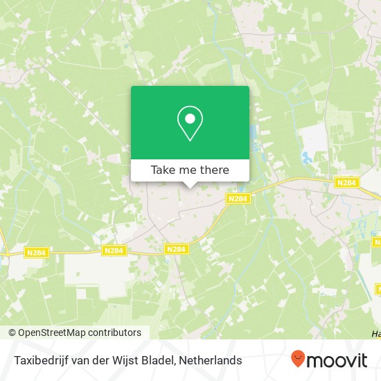 Taxibedrijf van der Wijst Bladel map