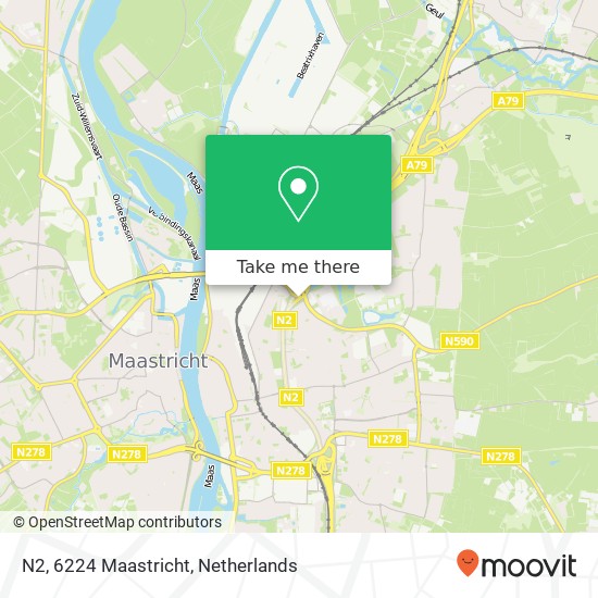 N2, 6224 Maastricht map
