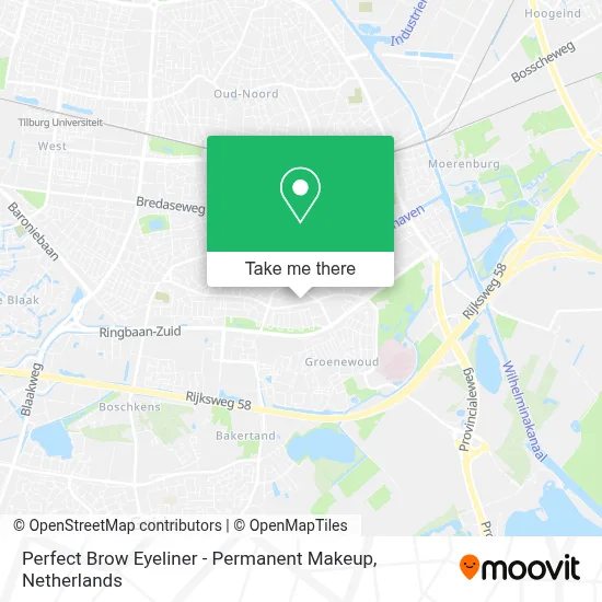 Perfect Brow Eyeliner - Permanent Makeup map