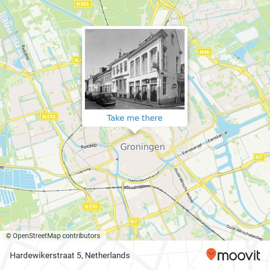 Hardewikerstraat 5, 9712 GR Groningen Karte