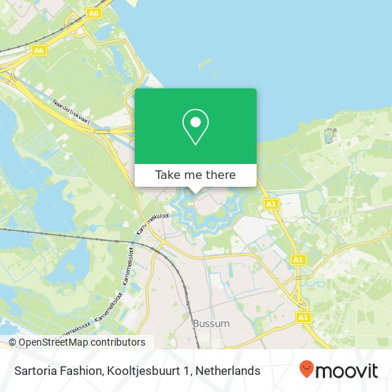 Sartoria Fashion, Kooltjesbuurt 1 map