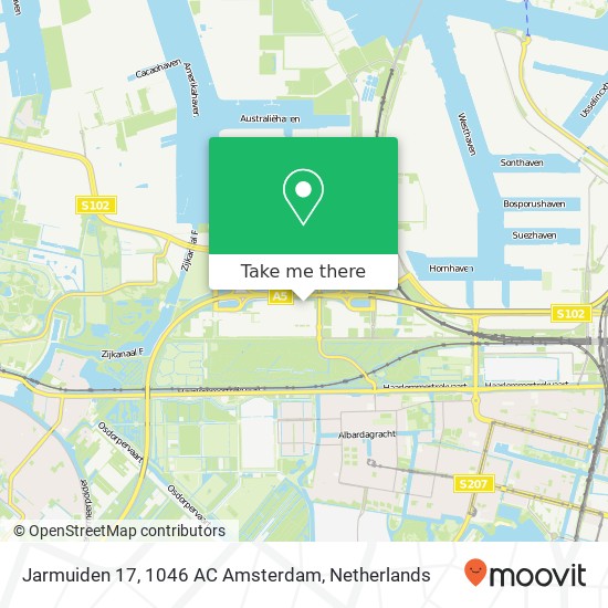 Jarmuiden 17, 1046 AC Amsterdam map