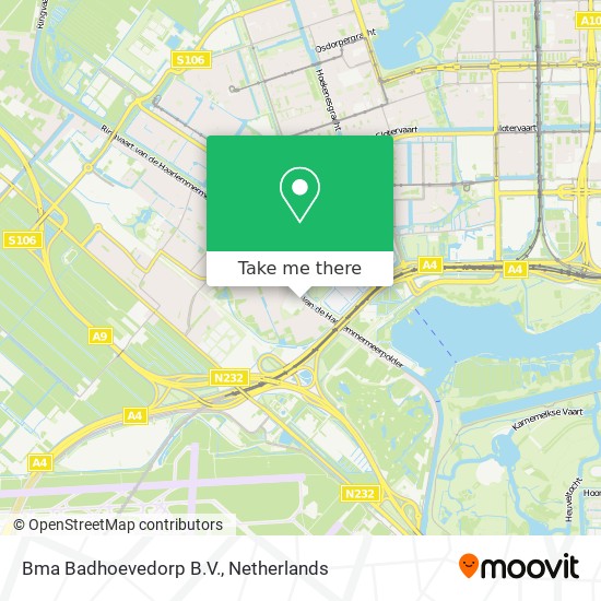 Bma Badhoevedorp B.V. map