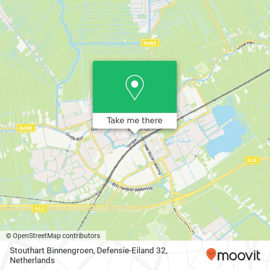 Stouthart Binnengroen, Defensie-Eiland 32 map