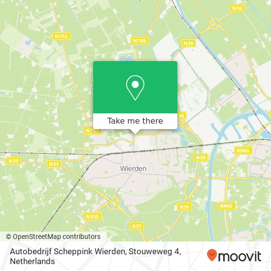 Autobedrijf Scheppink Wierden, Stouweweg 4 Karte