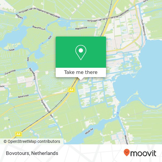 Bovotours map