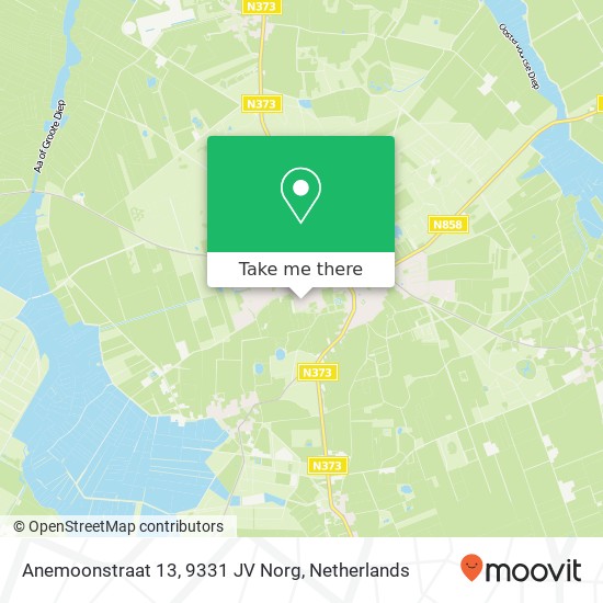 Anemoonstraat 13, 9331 JV Norg Karte