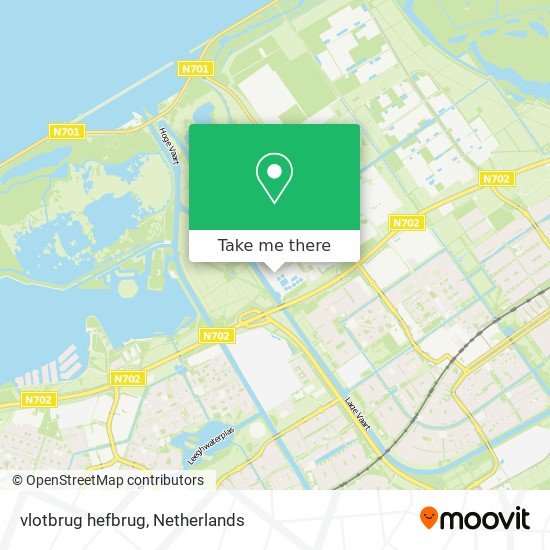 vlotbrug hefbrug map