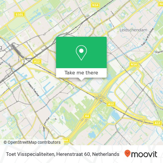 Toet Visspecialiteiten, Herenstraat 60 map